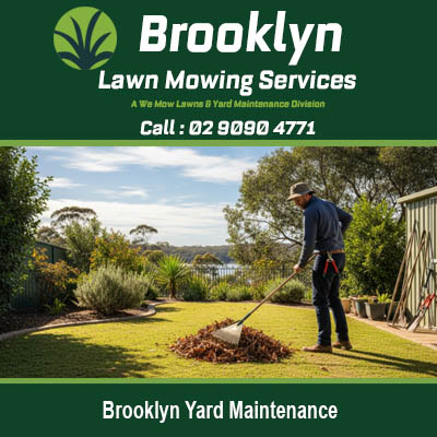 Expert yard maintenance in Brooklyn NSW Australia featuring residential property care